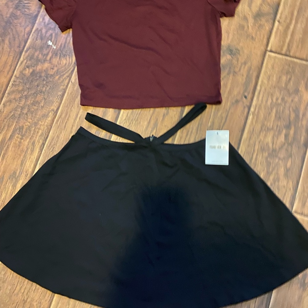 New skirt and blouse